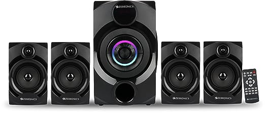 Zebronics ZEB-ALPINE Wireless Bluetooth Multimedia Speaker With Supporting SD Card, USB, AUX, FM & Remote Control. (60 Watt, 4.1 Channel) Zebronics ZEB-ALPINE Wireless Bluetooth Multimedia Speaker With Supporting SD Card, USB, AUX, FM & Remote Control. (60 Watt, 4.1 Channel)